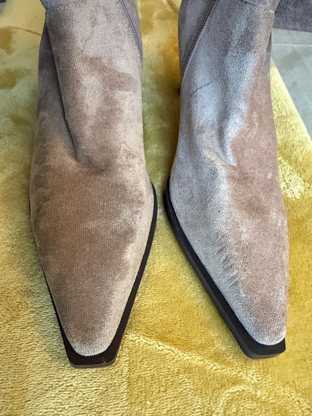 Suede Brown Women’s Ankle Boots - Side Zip